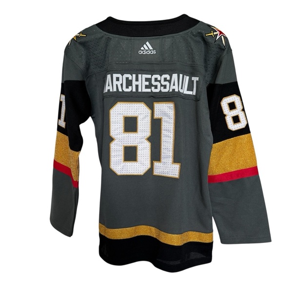 Vegas Golden Knights Adidas Hockey Jersey Marchessault #81 Size S/M Gray NHL - Picture 2 of 12